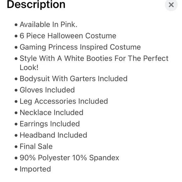 Video game princess 6 piece set - Picture 3 of 4